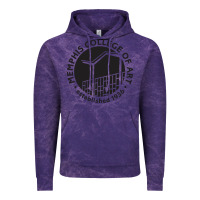 Cloud Purple Memphis College of Art Vintage Hoodie - linhVisuals