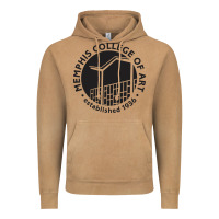 Vintage Camel Memphis College of Art Vintage Hoodie - linhVisuals