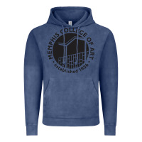 Vintage Denim Memphis College of Art Vintage Hoodie - linhVisuals