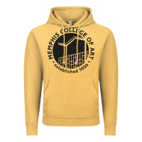 Vintage Mustard Memphis College of Art Vintage Hoodie - linhVisuals