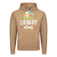 Vintage Coffee womens funny library lady librarian library assistant t shirt Vintage Hoodie - linhVisuals