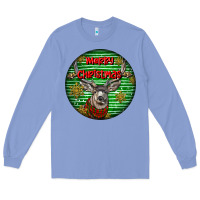 Colony Blue mule buck deer head christmas Long Sleeve Tee - LillyAllenDesigns