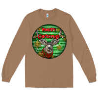 Toasted Coconut mule buck deer head christmas Long Sleeve Tee - LillyAllenDesigns