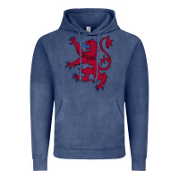 Vintage Denim lion rampant of scotland, royal banner, royal arms, scottish pride Vintage Hoodie - linhVisuals
