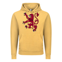 Vintage Mustard lion rampant of scotland, royal banner, royal arms, scottish pride Vintage Hoodie - linhVisuals