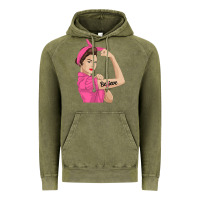 Vintage Olive believe cancer awareness women gift Vintage Hoodie - linhVisuals