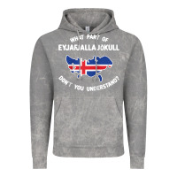 Cloud Rock what part of eyjafjallajökull don't you understand raglan baseball te Vintage Hoodie - linhVisuals