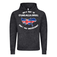 Vintage Black what part of eyjafjallajökull don't you understand raglan baseball te Vintage Hoodie - linhVisuals