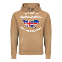 Vintage Camel what part of eyjafjallajökull don't you understand raglan baseball te Vintage Hoodie - linhVisuals