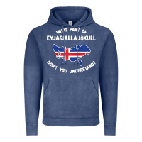 Vintage Denim what part of eyjafjallajökull don't you understand raglan baseball te Vintage Hoodie - linhVisuals