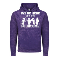 Cloud Purple we're here for the foursome funny sarcasm golf lover golfer t shirt Vintage Hoodie - linhVisuals