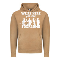 Vintage Camel we're here for the foursome funny sarcasm golf lover golfer t shirt Vintage Hoodie - linhVisuals