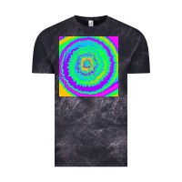 Cloud Black tye die pattern Vintage Tee - RanaPortraitStore