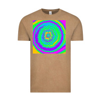 Vintage Coffee tye die pattern Vintage Tee - RanaPortraitStore