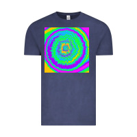 Vintage Denim tye die pattern Vintage Tee - RanaPortraitStore