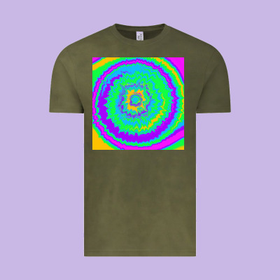 Tye Die Pattern Vintage Tee Designed By Ranaportraitstore