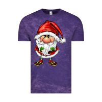 Cloud Purple santa gnomes Vintage Tee - FaDigitalArtStudio