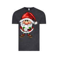 Vintage Black santa gnomes Vintage Tee - FaDigitalArtStudio