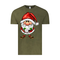 Vintage Olive santa gnomes Vintage Tee - FaDigitalArtStudio