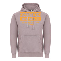 Vintage Zinc caution new student driver funny Vintage Hoodie - linhVisuals