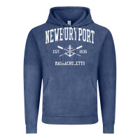 Newburyport Ma Vintage Crossed Oars & Boat Anchor Sports T Shirt Vintage Hoodie | Teevron