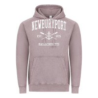 Vintage Zinc newburyport ma vintage crossed oars & boat anchor sports t shirt Vintage Hoodie - linhVisuals