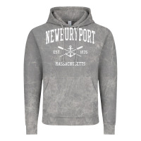 Cloud Rock newburyport ma vintage crossed oars & boat anchor sports t shirt Vintage Hoodie - linhVisuals