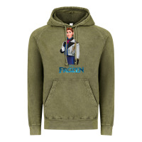 Vintage Olive hans frozen Vintage Hoodie - linhVisuals