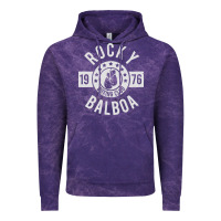 Cloud Purple rocky boxing club Vintage Hoodie - linhVisuals