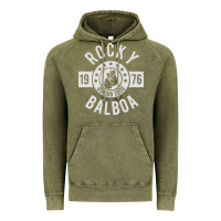 Vintage Olive rocky boxing club Vintage Hoodie - linhVisuals