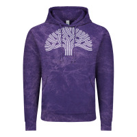 Cloud Purple oakland california hoodie   oak tree Vintage Hoodie - linhVisuals