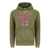 Vintage Olive official 13 teenager cute 13th birthday ideas for girls t shirt Vintage Hoodie - linhVisuals