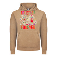 Vintage Coffee mr. & mrs. potato head day of the dead together forever premium t shir Vintage Hoodie - linhVisuals