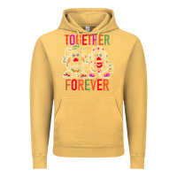 Vintage Mustard mr. & mrs. potato head day of the dead together forever premium t shir Vintage Hoodie - linhVisuals