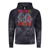 Cloud Black mr. & mrs. potato head day of the dead together forever premium t shir Vintage Hoodie - linhVisuals