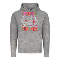Cloud Rock mr. & mrs. potato head day of the dead together forever premium t shir Vintage Hoodie - linhVisuals