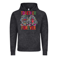 Vintage Black mr. & mrs. potato head day of the dead together forever premium t shir Vintage Hoodie - linhVisuals