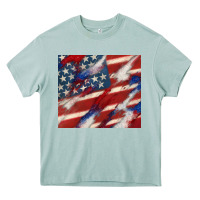 Arona American flag glitter 4th of july Heavy Core Tee - CowGirlArtShop