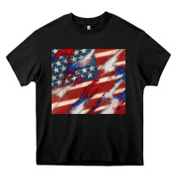 Black American flag glitter 4th of july Heavy Core Tee - CowGirlArtShop