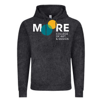 Vintage Black Moore College of Art and Design Vintage Hoodie - linhVisuals