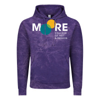 Cloud Purple Moore College of Art and Design Vintage Hoodie - linhVisuals