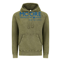 Vintage Olive Moore College of Art and Design Vintage Hoodie - linhVisuals