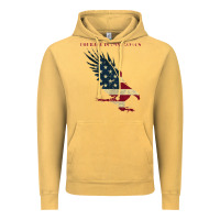 Vintage Mustard courage is contagious and eagle Vintage Hoodie - linhVisuals