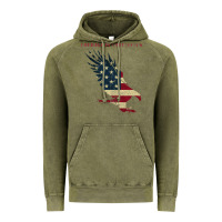 Vintage Olive courage is contagious and eagle Vintage Hoodie - linhVisuals