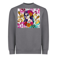 Storm sugar skull girl Heavyweight Sweatshirt - RanaPortraitStore