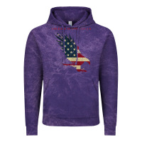 Cloud Purple courage is contagious and eagle Vintage Hoodie - linhVisuals