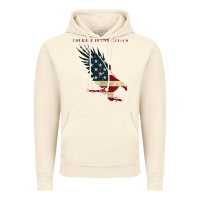 Vintage Artic courage is contagious and eagle Vintage Hoodie - linhVisuals