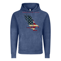 Vintage Denim courage is contagious and eagle Vintage Hoodie - linhVisuals