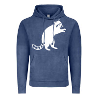 Vintage Denim raccoon Vintage Hoodie - linhVisuals