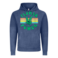 Vintage Denim womens flower power 420 thc pot weed medical marijuana funny weed v ne Vintage Hoodie - linhVisuals